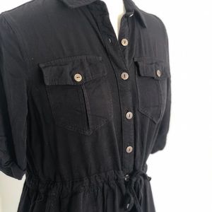 ❤️Paper Crane Black Shirtdress Size S